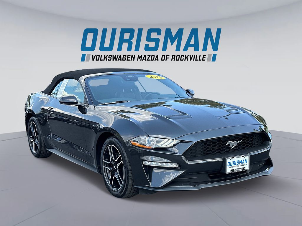 Used 2023 Ford Mustang EcoBoost Premium with VIN 1FATP8UH1P5107472 for sale in Rockville, MD