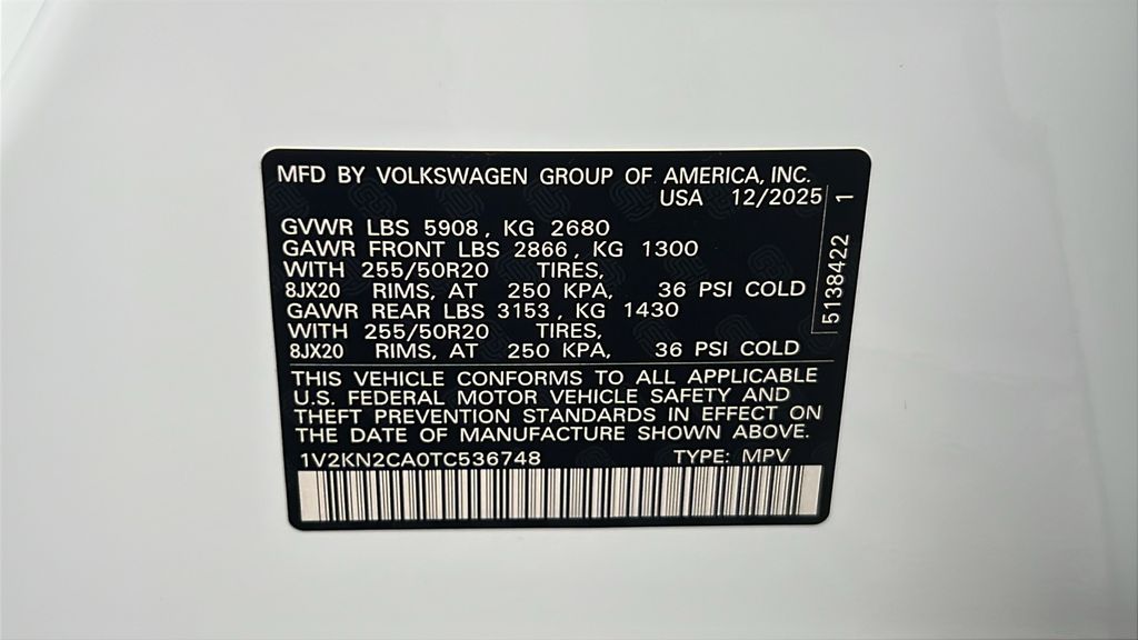 2026 Volkswagen Atlas SE w/Tech - Photo 30