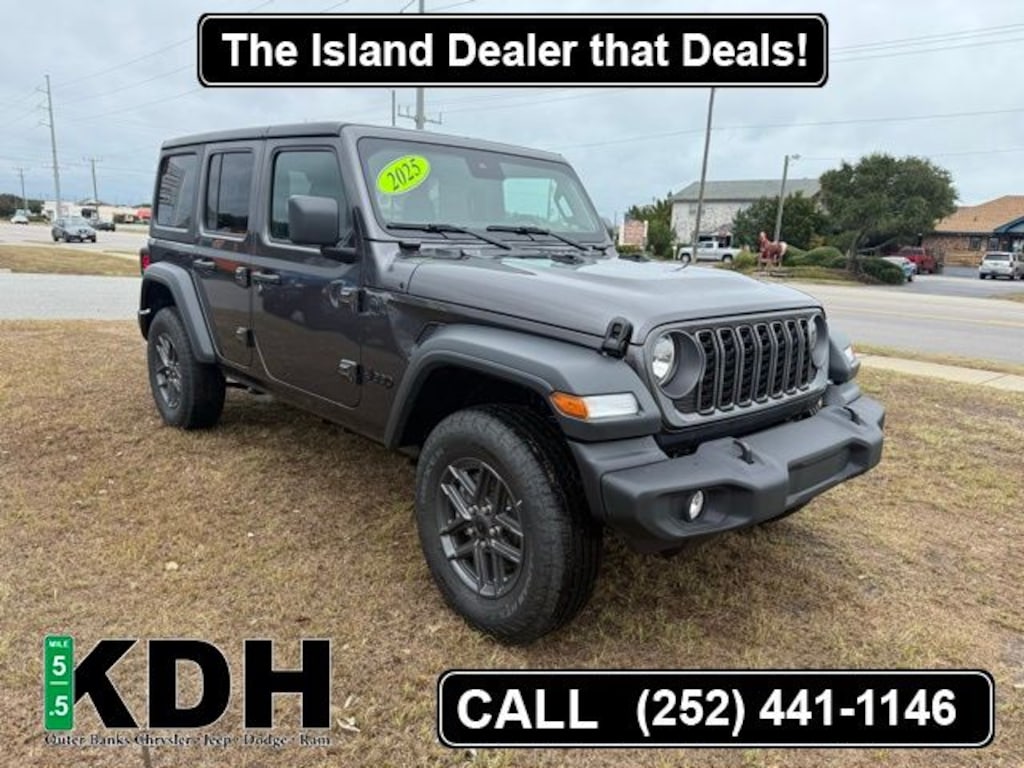 New 2025 Jeep Wrangler 4-DOOR SPORT S Sport Utility