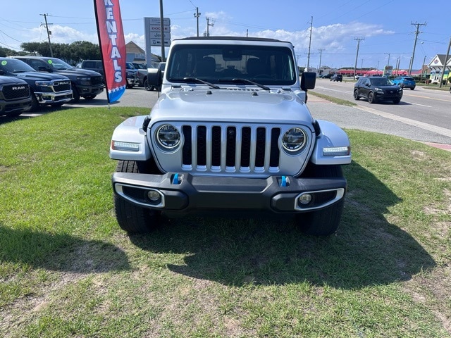 Used 2022 Jeep Wrangler Unlimited Sahara 4XE with VIN 1C4JJXP6XNW190267 for sale in Kill Devil Hills, NC