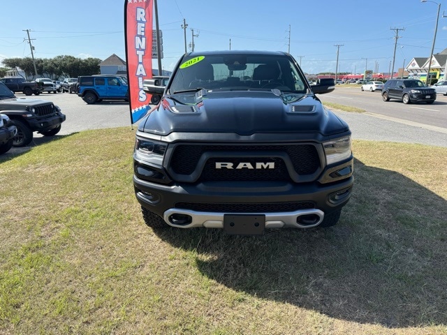 Certified 2021 RAM Ram 1500 Pickup Rebel with VIN 1C6SRFLT4MN546890 for sale in Kill Devil Hills, NC