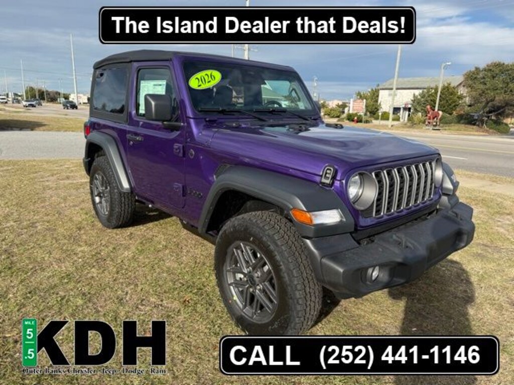 New 2026 Jeep Wrangler 2-DOOR SPORT S Sport Utility