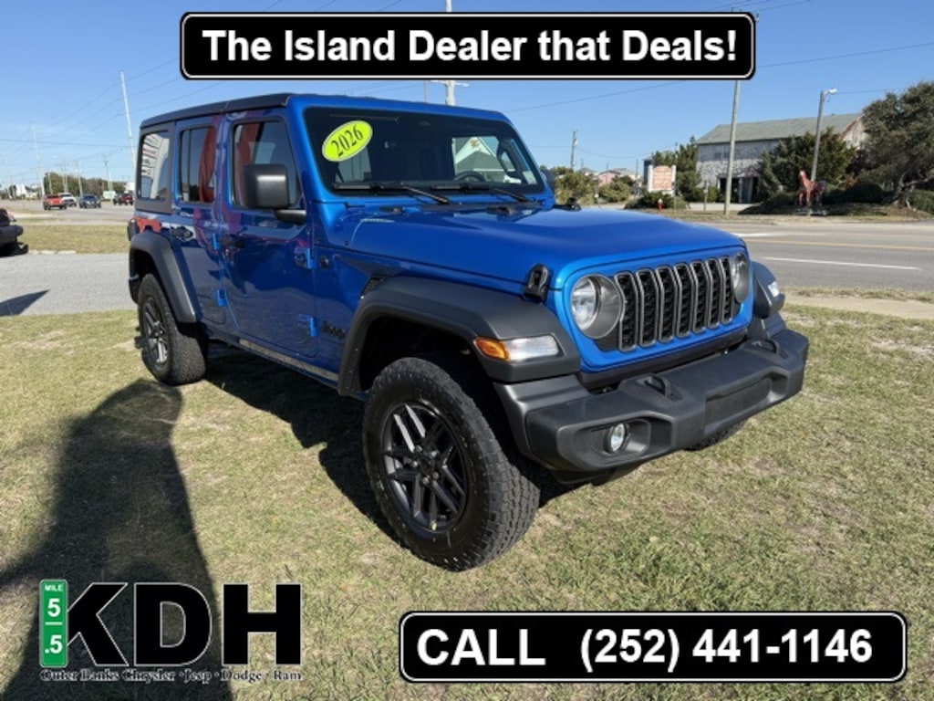 New 2026 Jeep Wrangler 4-DOOR SPORT S Sport Utility