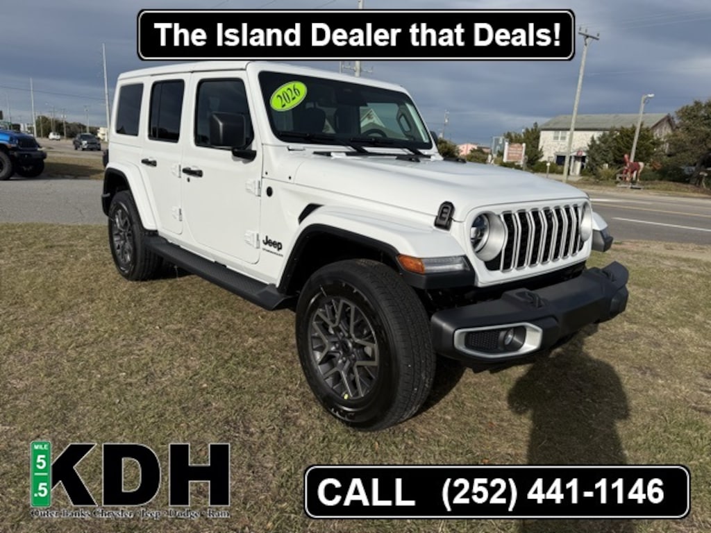 New 2026 Jeep Wrangler 4-DOOR SAHARA Sport Utility