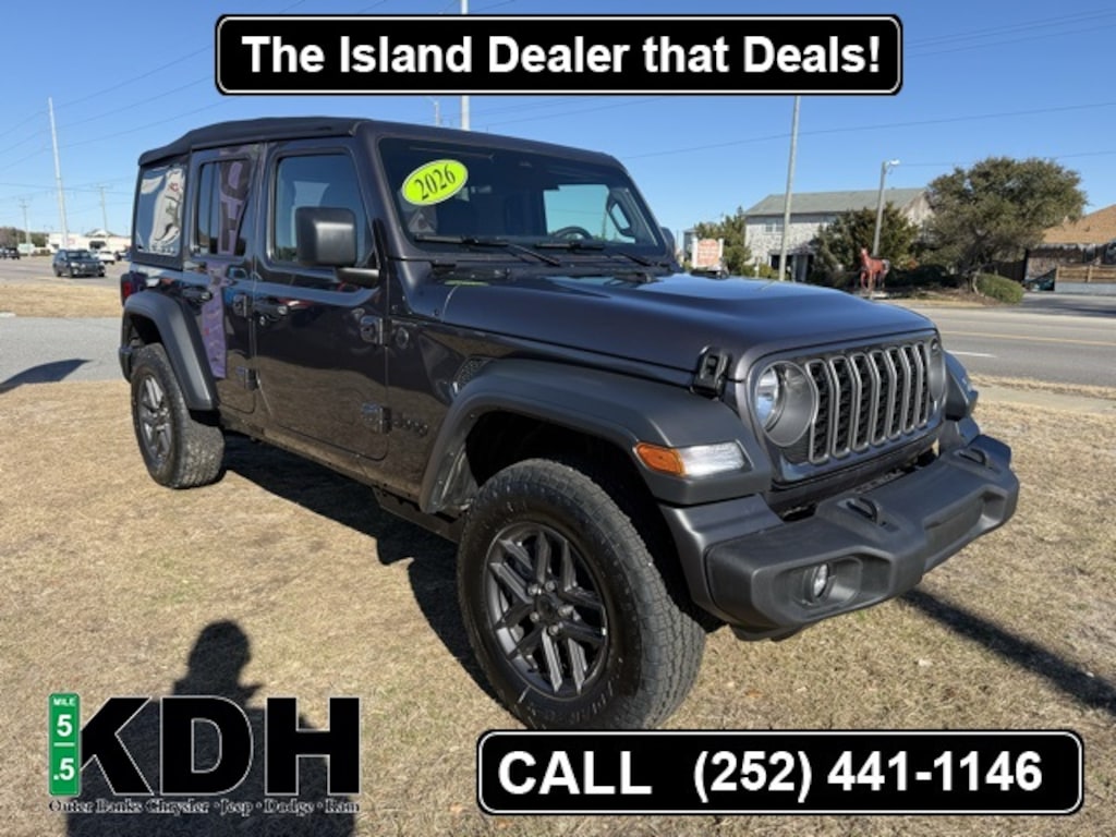 New 2026 Jeep Wrangler 4-DOOR SPORT S Sport Utility