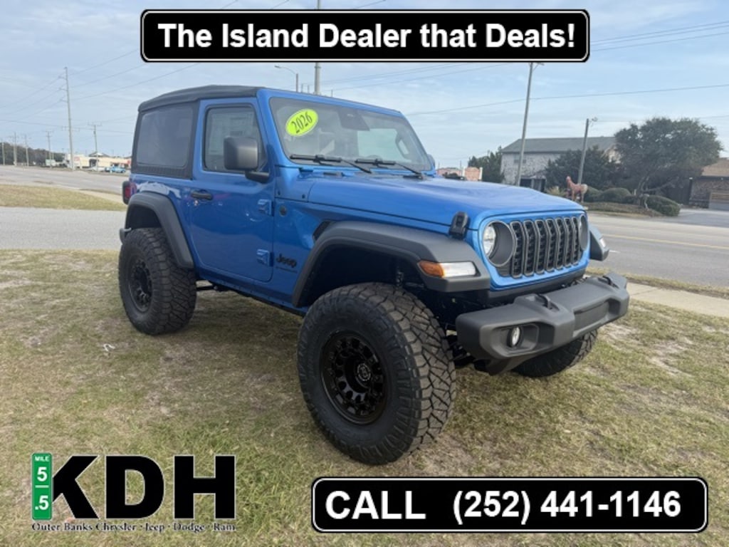 New 2026 Jeep Wrangler 2-DOOR SPORT S Sport Utility