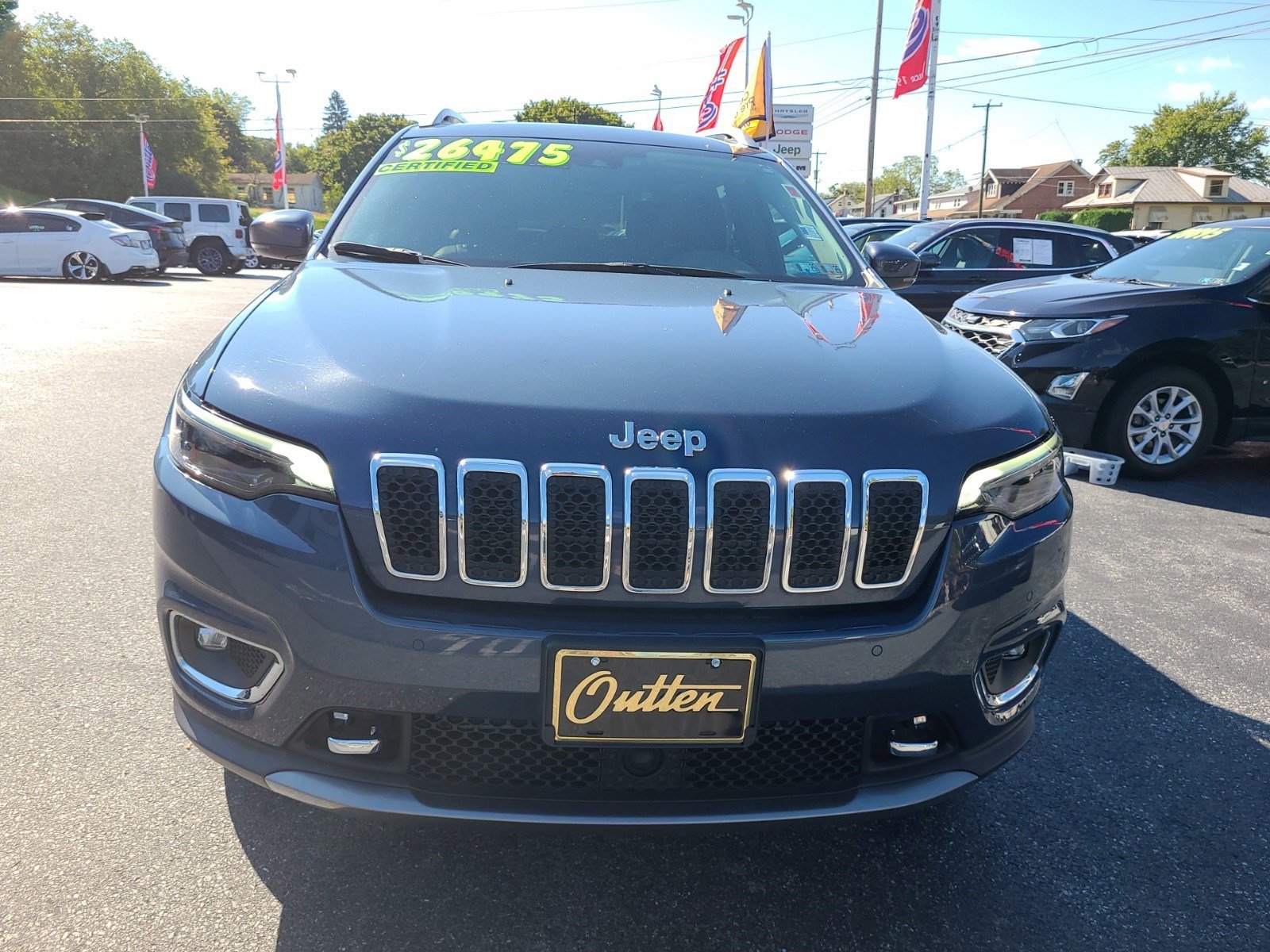 Certified 2021 Jeep Cherokee Limited with VIN 1C4PJMDX6MD243577 for sale in Hamburg, PA