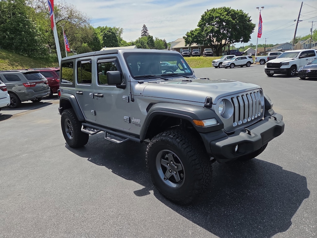 Certified 2018 Jeep Wrangler Unlimited Sport 4x4 SUV