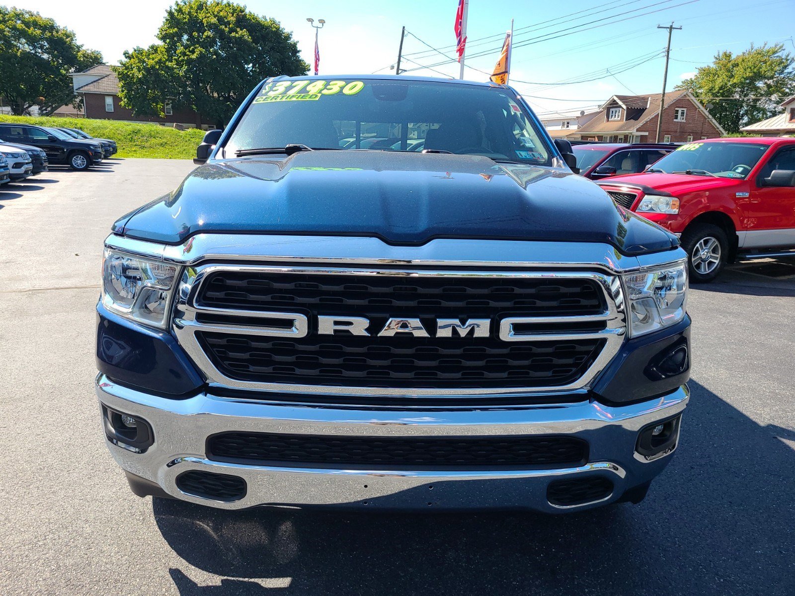 Used 2022 RAM Ram 1500 Pickup Big Horn/Lone Star with VIN 1C6RRFFG6NN224072 for sale in Hamburg, PA