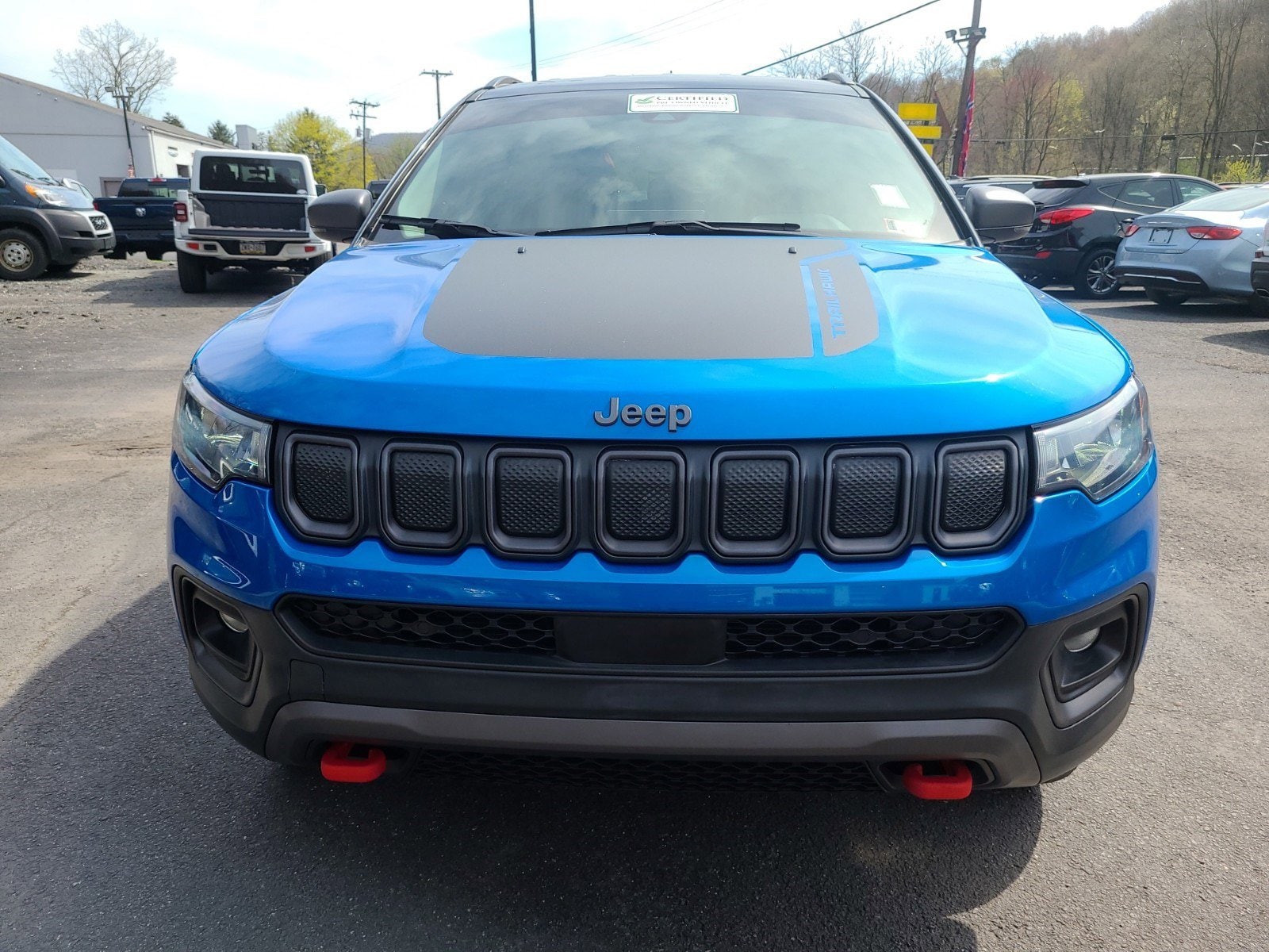 Used 2022 Jeep Compass Trailhawk with VIN 3C4NJDDB8NT126719 for sale in Tamaqua, PA