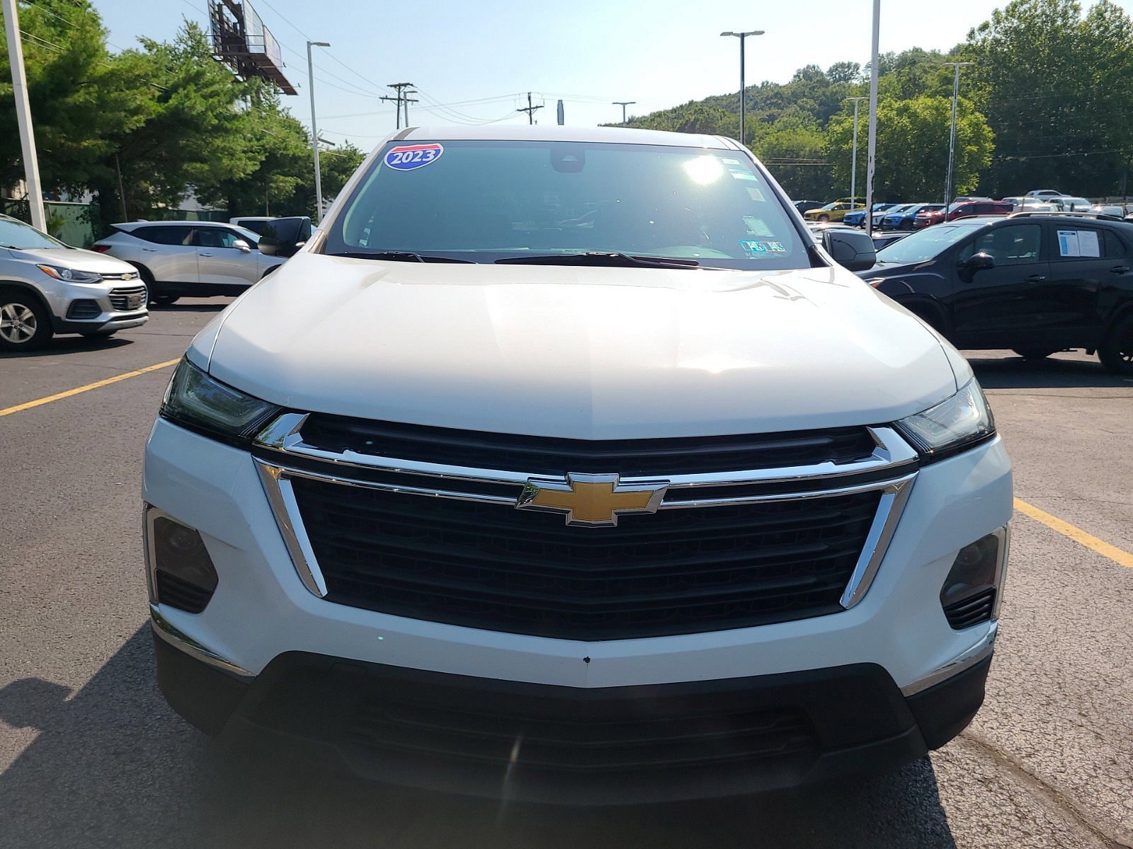 Used 2023 Chevrolet Traverse LS with VIN 1GNEVFKW7PJ159394 for sale in Hamburg, PA