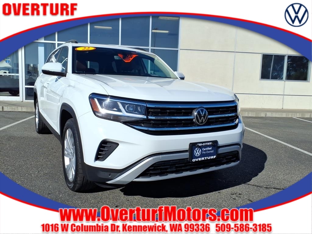 Certified 2022 Volkswagen Atlas 3.6L V6 SE w/Technology SUV