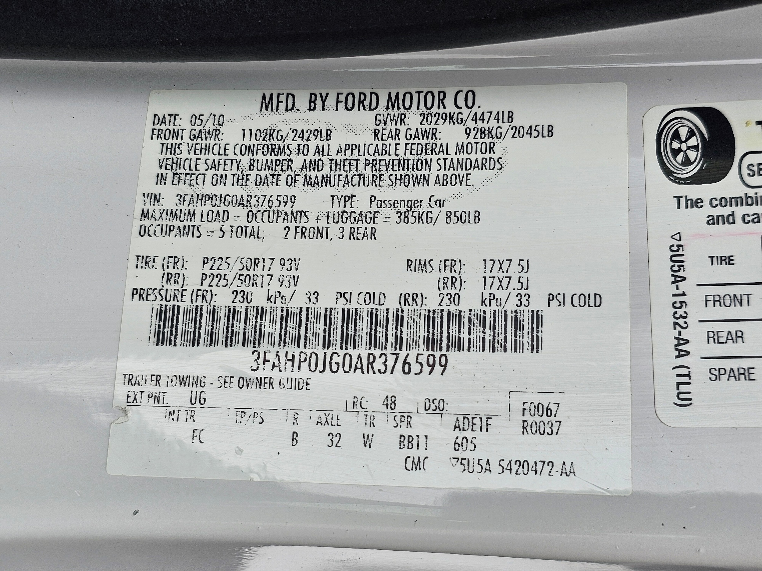 2010 Ford Fusion SEL - Photo 31