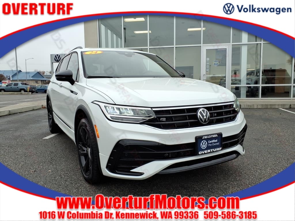 Certified 2024 Volkswagen Tiguan 2.0T SE R-Line Black SUV