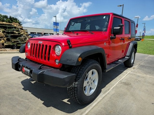 Used 2017 Jeep Wrangler Unlimited Sport S with VIN 1C4BJWDG4HL733209 for sale in La Grange, TX