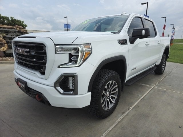 Used 2021 GMC Sierra 1500 AT4 with VIN 3GTP9EEL5MG455870 for sale in La Grange, TX