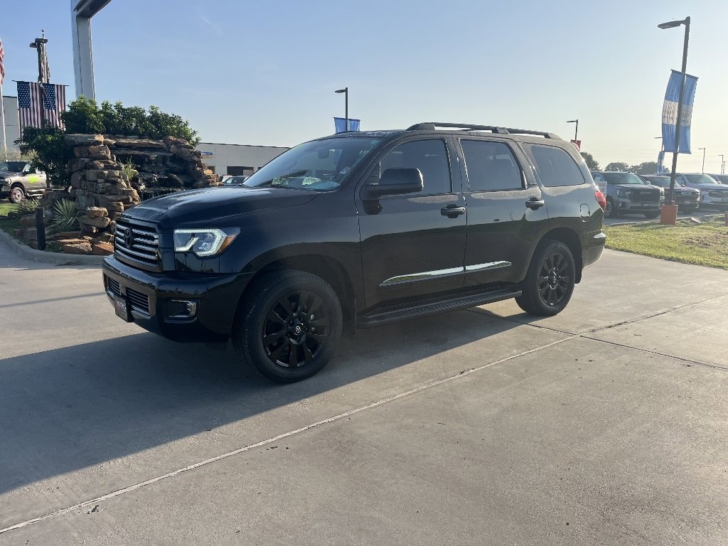 Used 2021 Toyota Sequoia Nightshade with VIN 5TDHY5A14MS075965 for sale in La Grange, TX