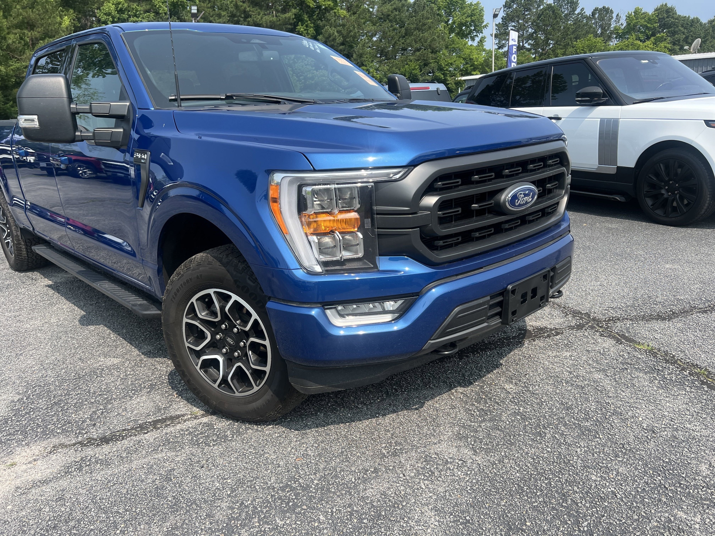 Used 2022 Ford F-150 XLT with VIN 1FTFW1E51NFB81357 for sale in Jarratt, VA