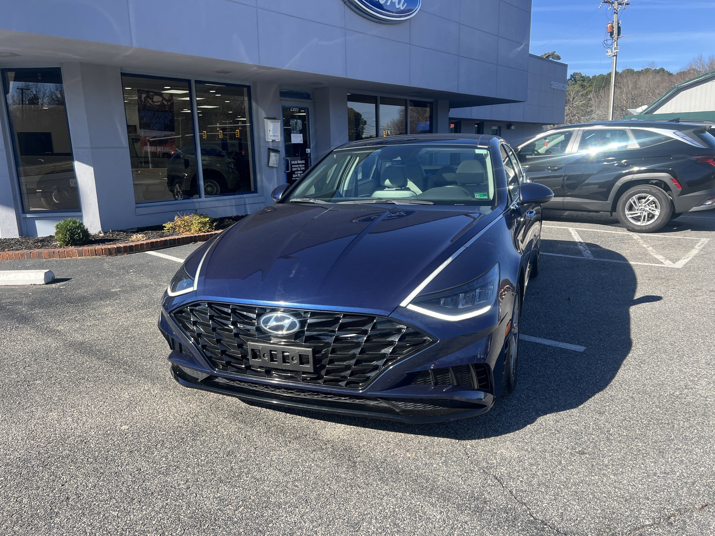 Used 2021 Hyundai Sonata SEL with VIN 5NPEF4JAXMH097252 for sale in Jarratt, VA