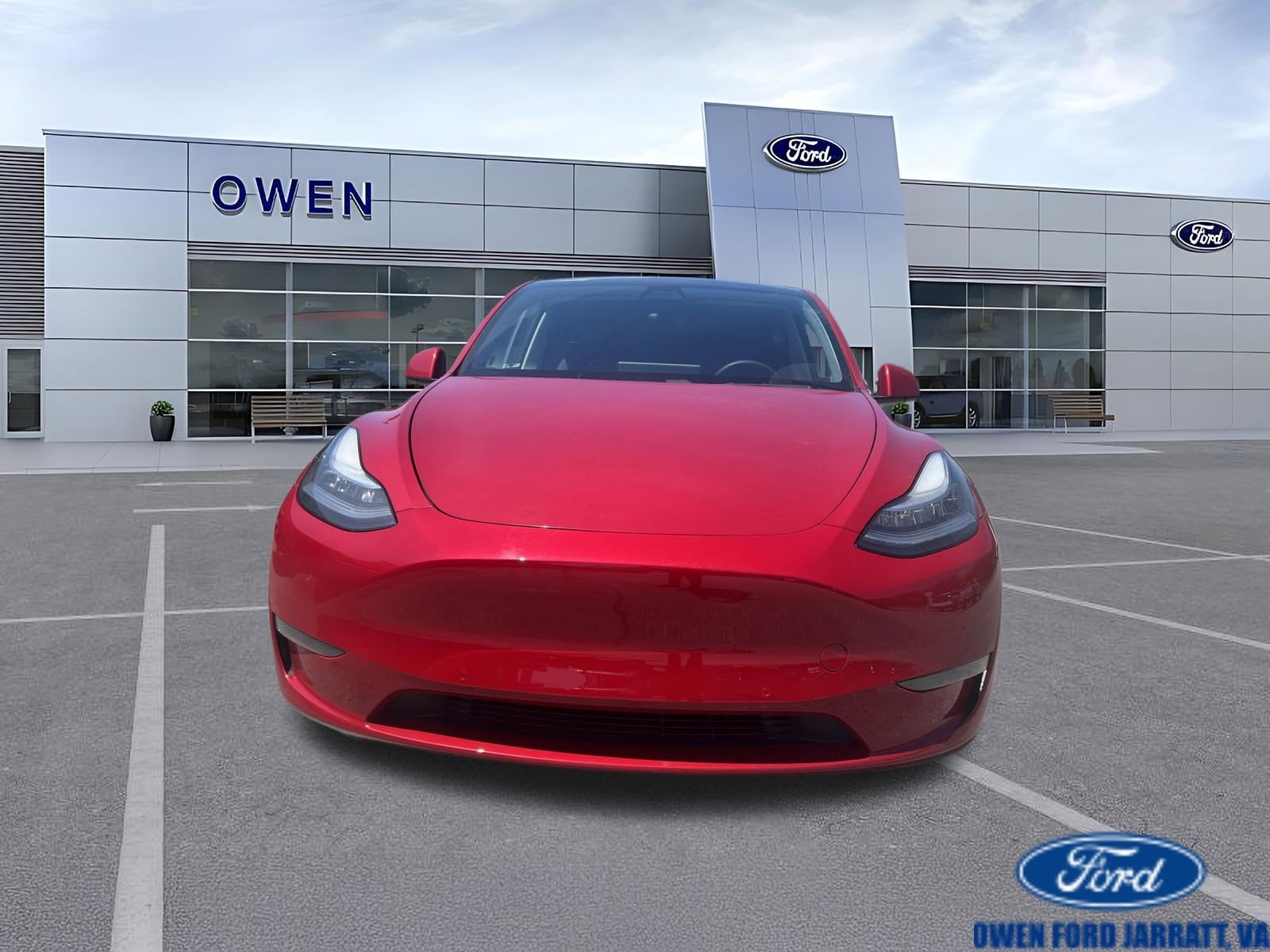 Used 2020 Tesla Model Y Long Range with VIN 5YJYGDEE2LF051113 for sale in Jarratt, VA