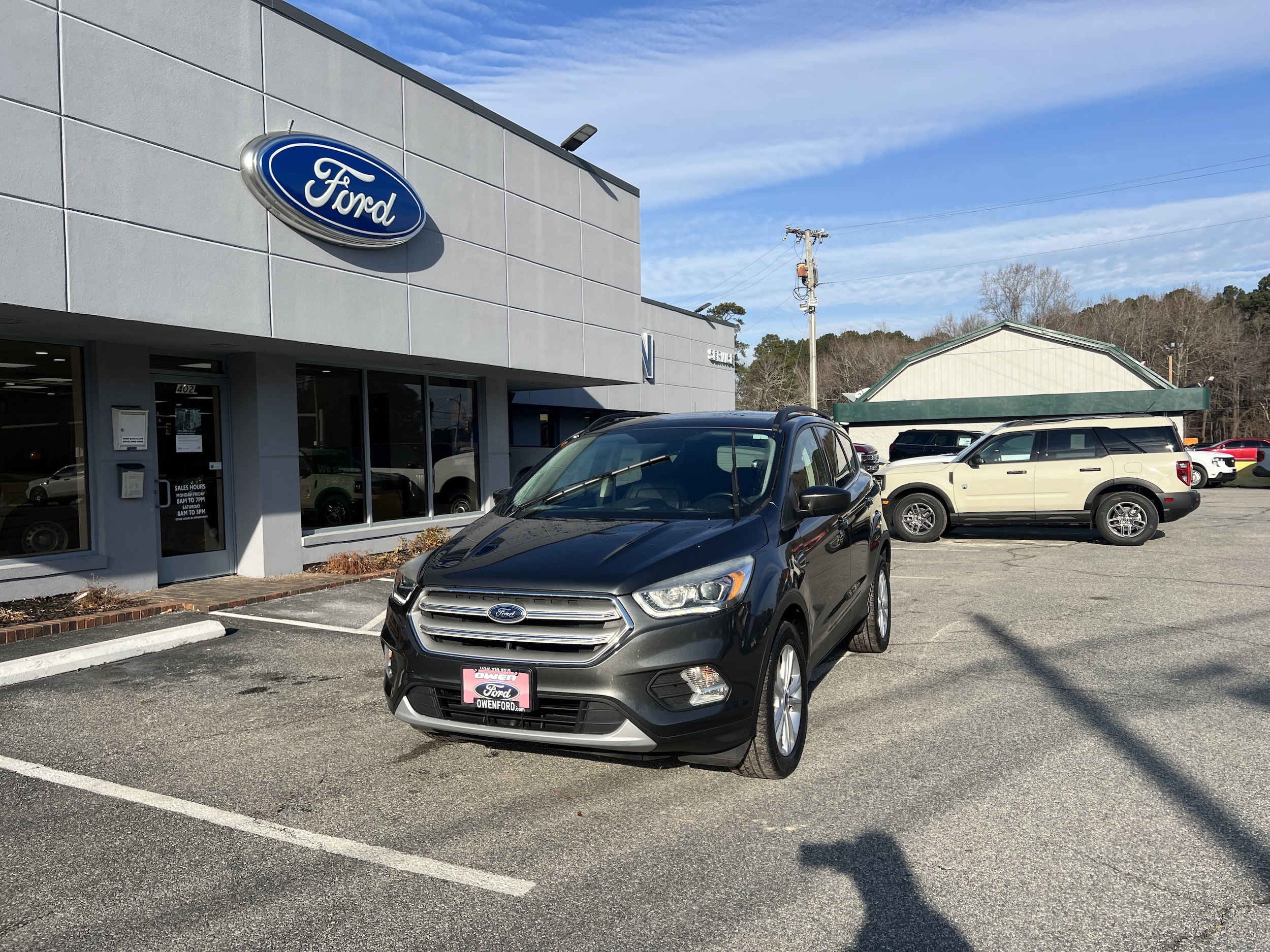 Used 2019 Ford Escape SEL with VIN 1FMCU9HD8KUA87201 for sale in Jarratt, VA
