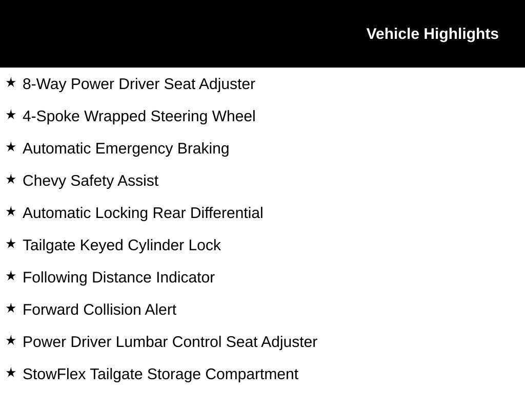 New 2026 Chevrolet Colorado WT Truck