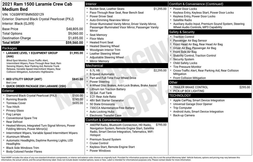 2021 RAM Ram 1500 Pickup Laramie - Photo 38