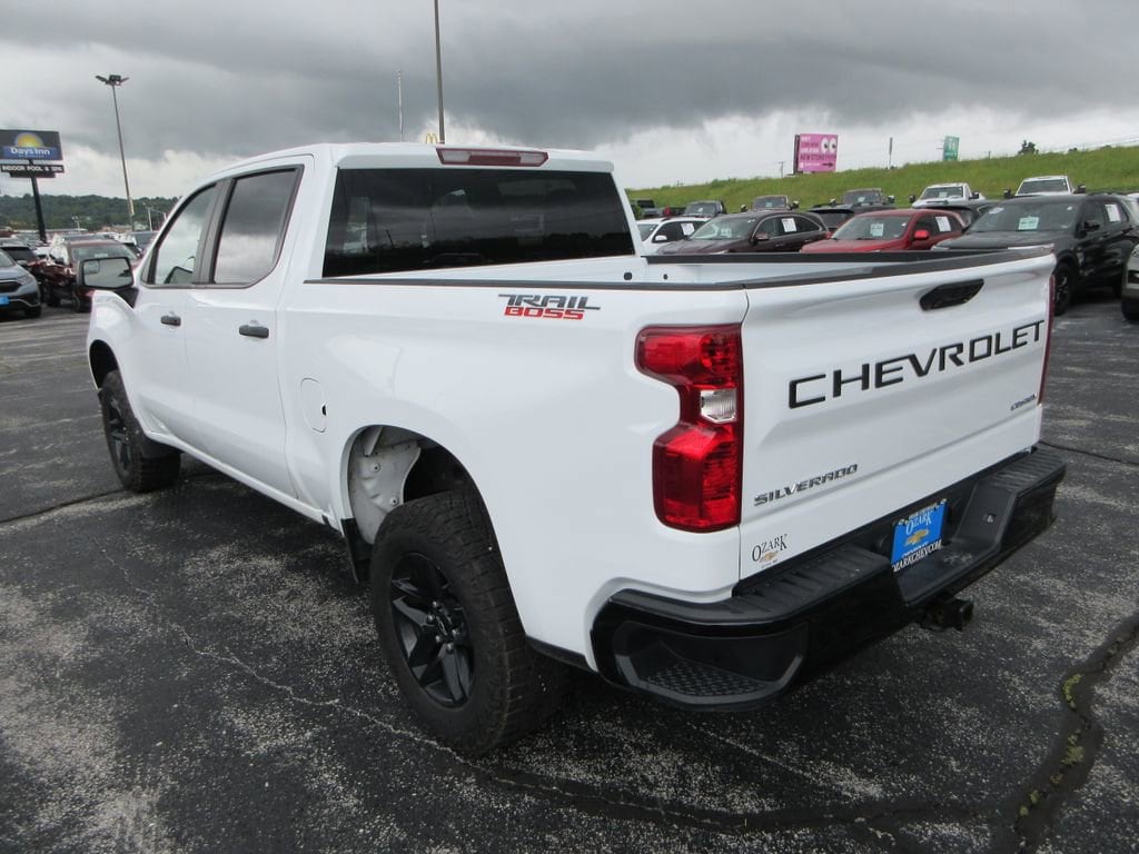 Certified 2024 Chevrolet Silverado 1500 Custom Trail Boss Truck Crew Cab