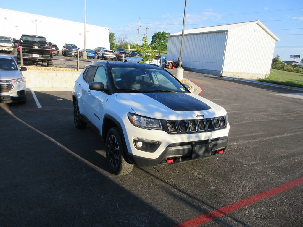 Used 2021 Jeep Compass Trailhawk with VIN 3C4NJDDB2MT529285 for sale in Ozark, MO