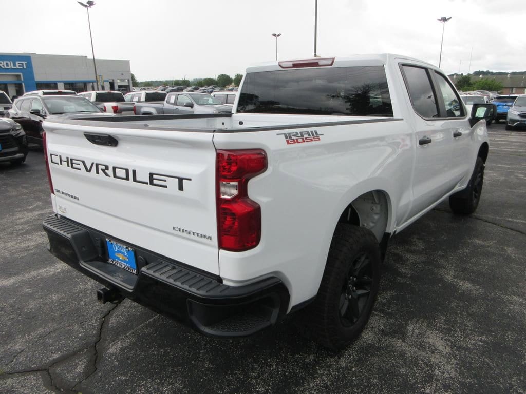 Certified 2024 Chevrolet Silverado 1500 Custom Trail Boss Truck Crew Cab