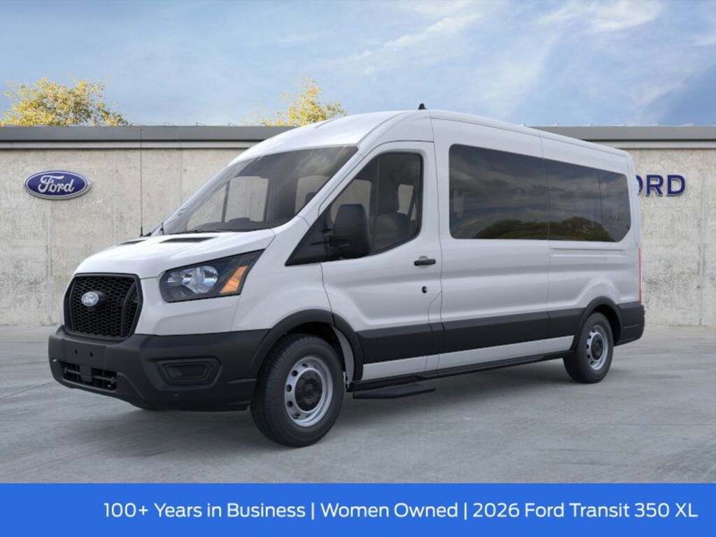 New 2026 Ford Transit-350 Passenger Passenger Van XL Wagon Medium Roof Van