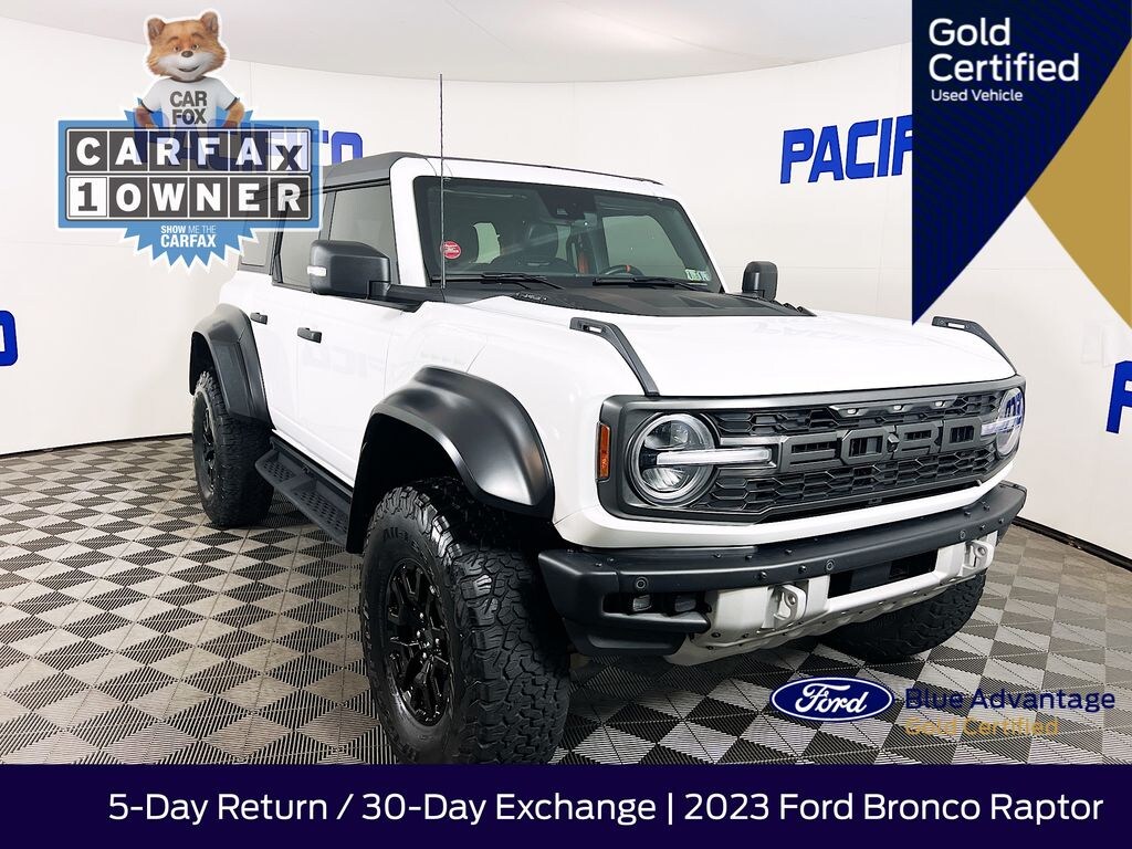 Certified 2023 Ford Bronco Raptor SUV