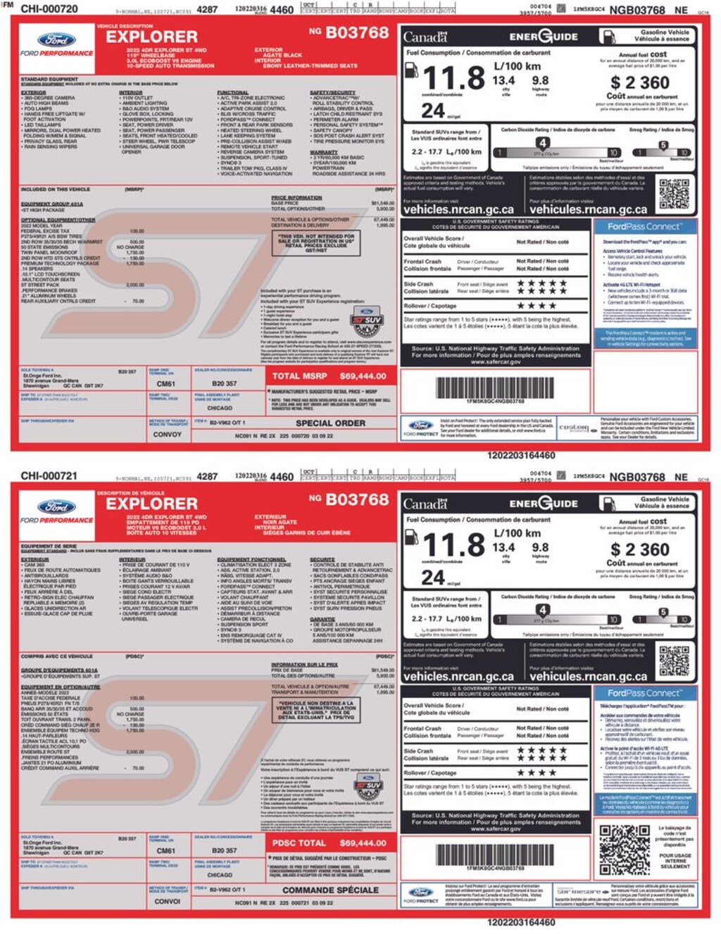 Used 2022 Ford Explorer ST SUV