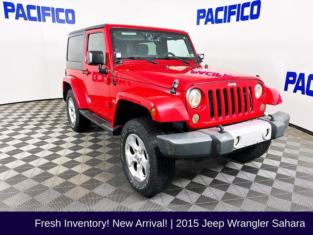 Used 2015 Jeep Wrangler Sahara 4x4 SUV