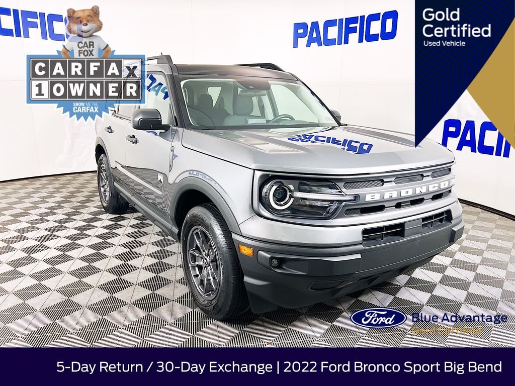 Certified 2022 Ford Bronco Sport Big Bend SUV