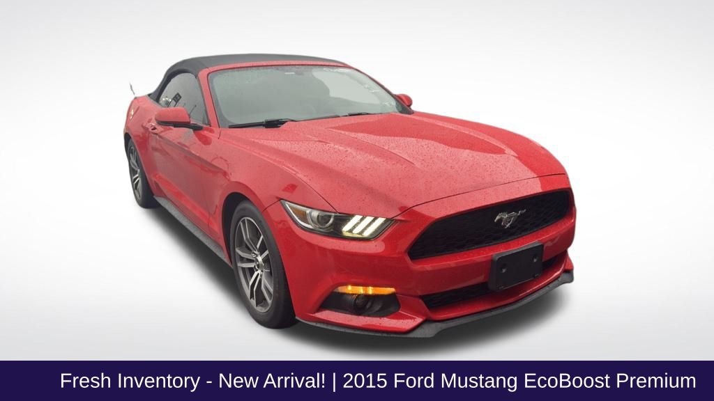 Used 2015 Ford Mustang EcoBoost Premium Convertible