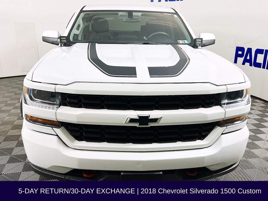 Used 2018 Chevrolet Silverado 1500 Silverado Custom Truck Double Cab