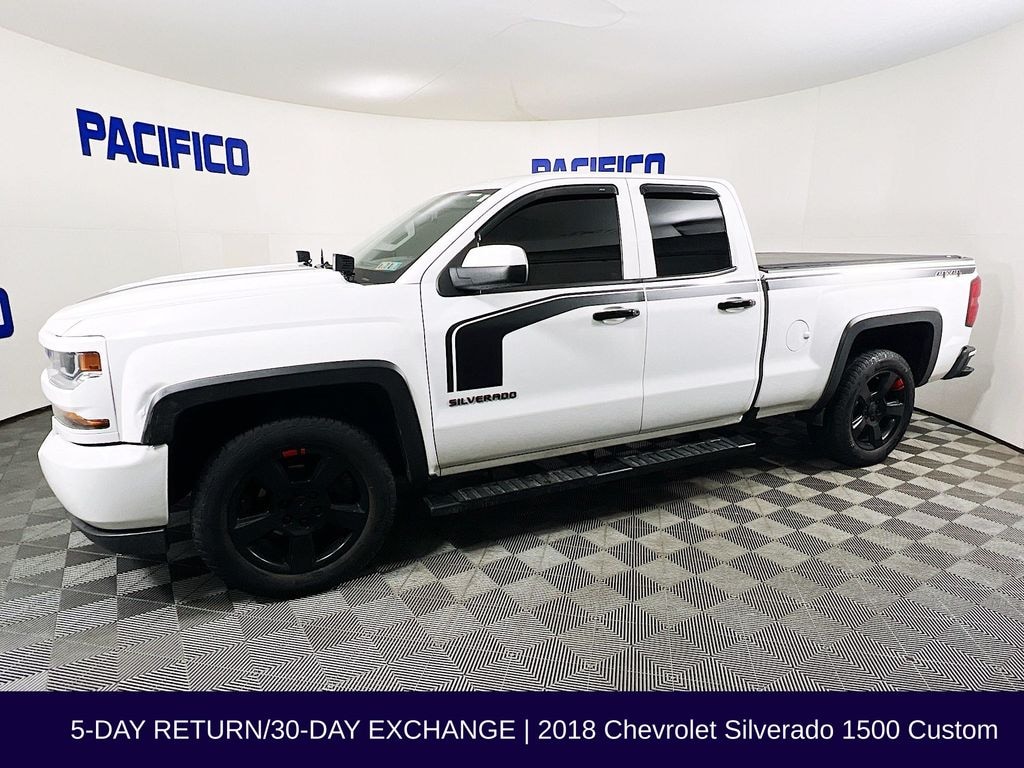 Used 2018 Chevrolet Silverado 1500 Silverado Custom Truck Double Cab