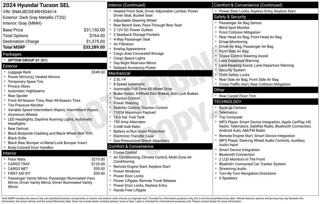 Used 2024 Hyundai Tucson SEL SUV