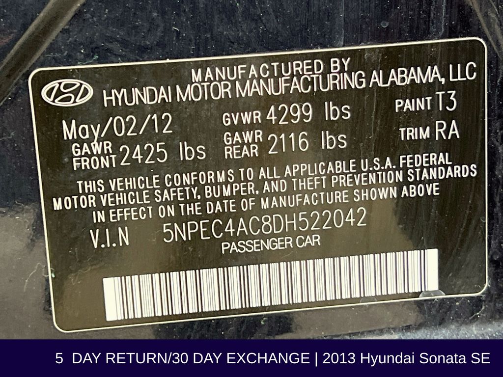 2013 Hyundai Sonata SE - Photo 34