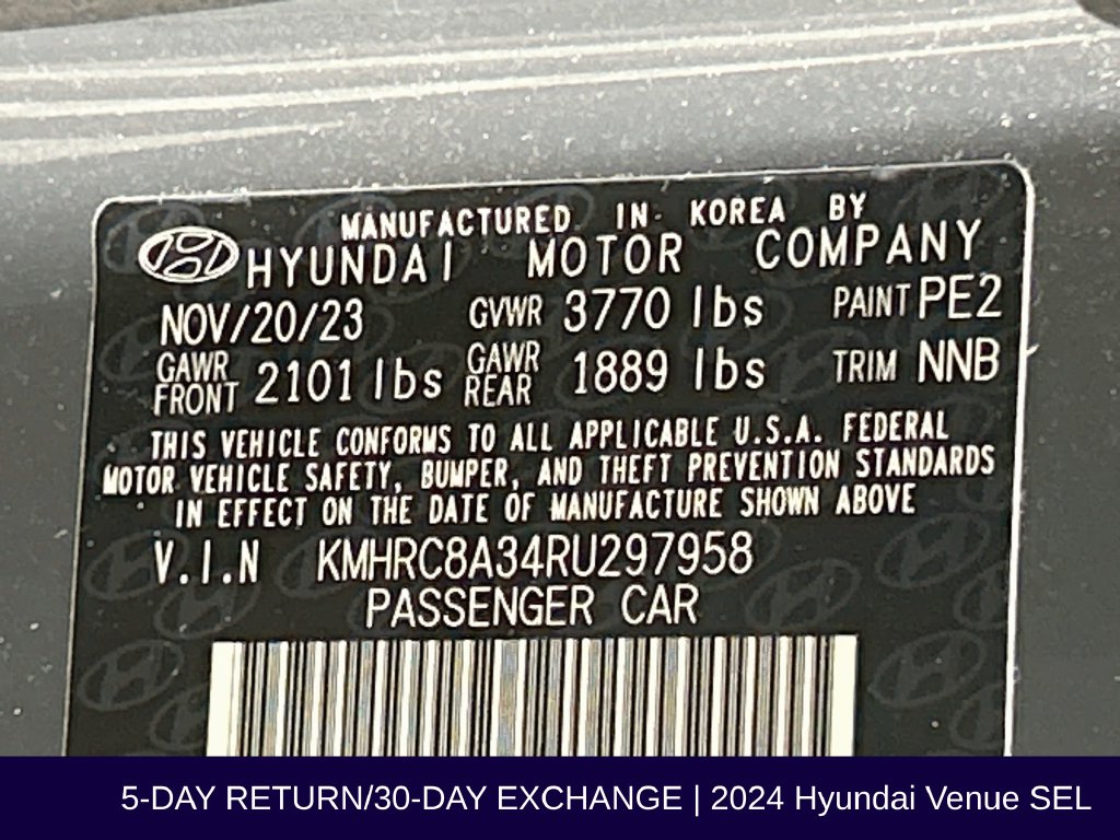 2024 Hyundai Venue SEL - Photo 35