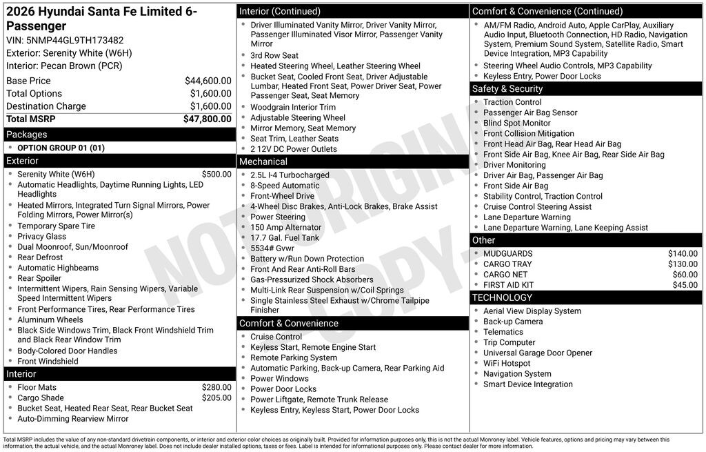 Used 2026 Hyundai Santa Fe Limited SUV