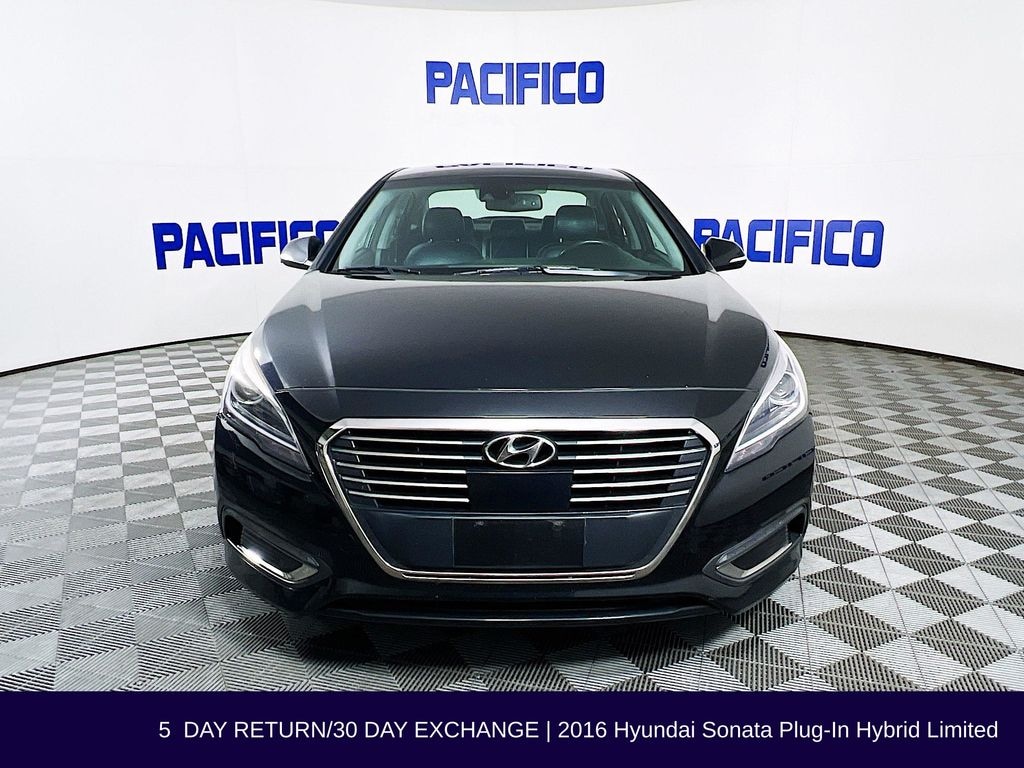 Used 2016 Hyundai Sonata Plug-In Hybrid Limited w/Blue Pearl Interior Sedan