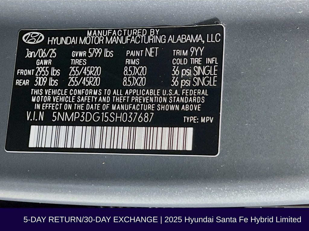 2025 Hyundai Santa Fe Limited - Photo 39