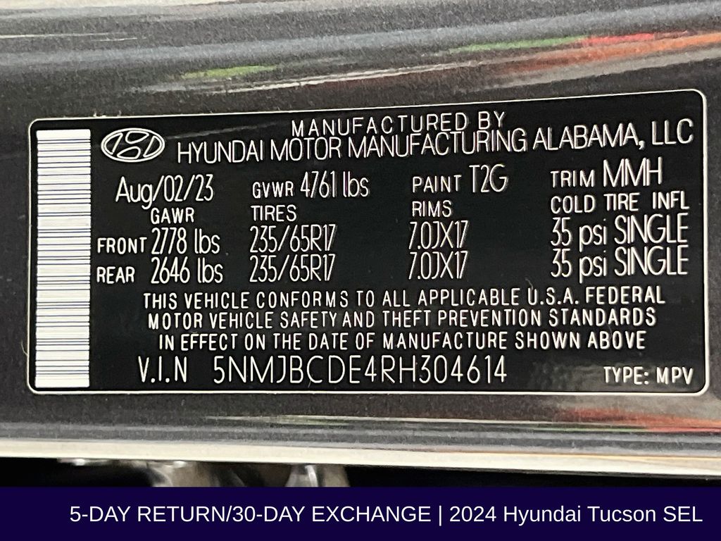 2024 Hyundai Tucson SEL - Photo 36