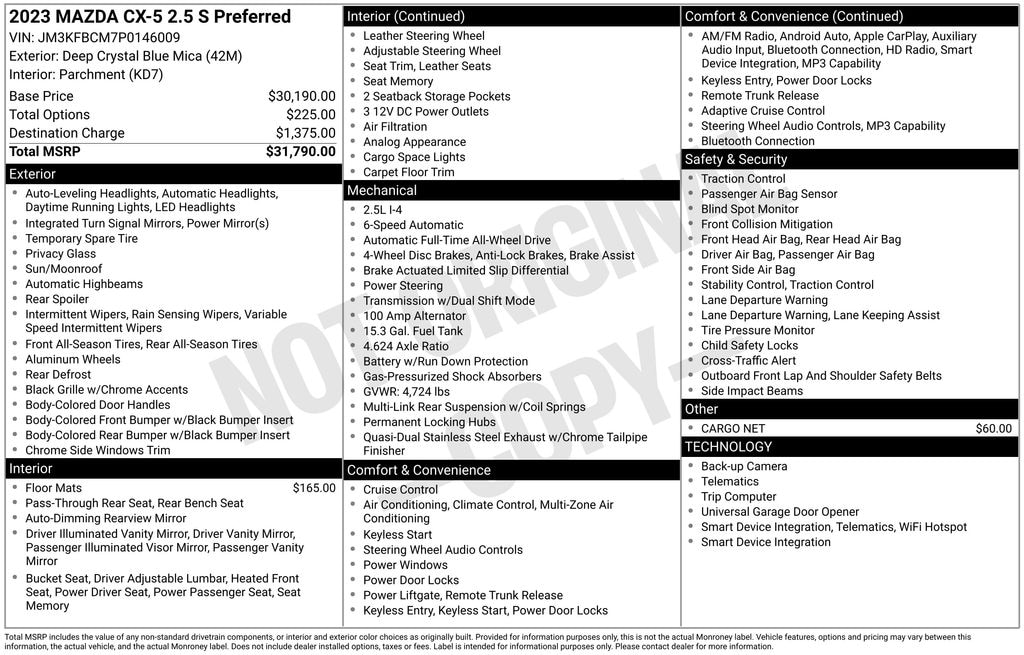 Used 2023 Mazda CX-5 2.5 S Preferred Package SUV