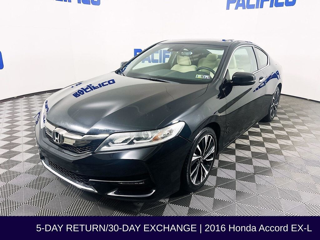Used 2016 Honda Accord EX-L w/Navi & Honda Sensing Coupe