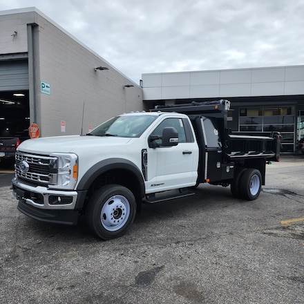 2023 Ford Chassis Cab 9' Galion L-Pack Mason Dump Cab and Chassis