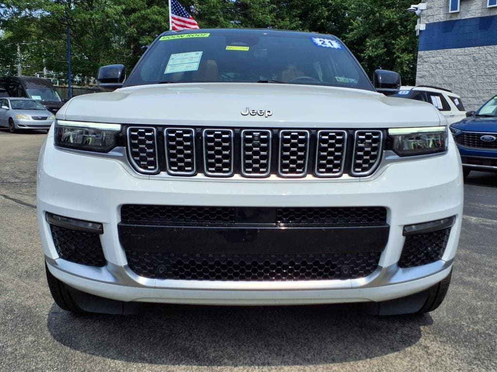 Certified 2021 Jeep Grand Cherokee L Summit Reserve with VIN 1C4RJKET9M8208792 for sale in Broomall, PA