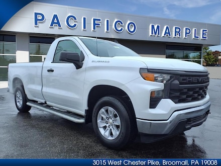 Pre-Owned 2024 Chevrolet Silverado WT LONG BED TRUCK in Broomall, PA